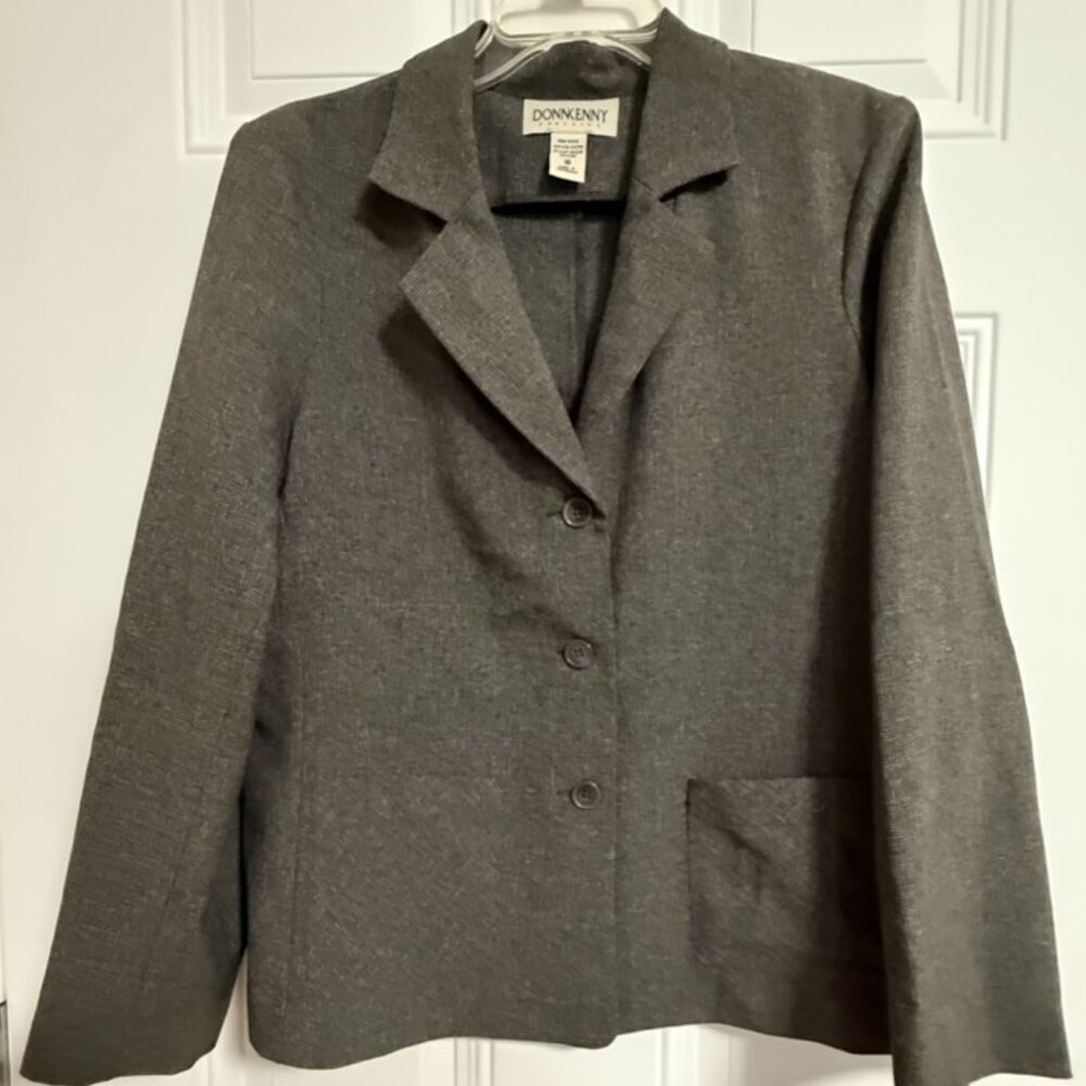 Donnkenny Blazer‎ Jacket Women's Size 16 Chic Office Career